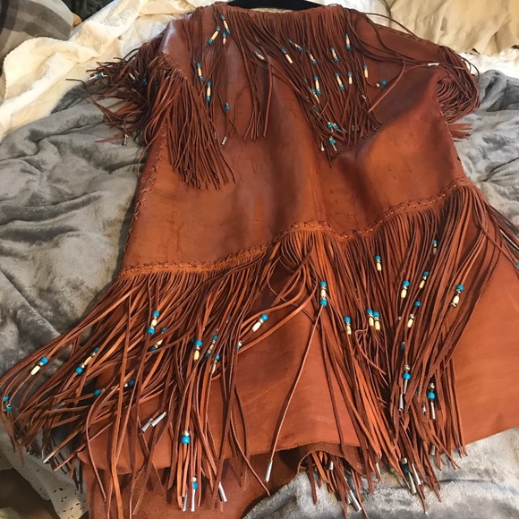Fringed dress and leggings - Picture 2 of 3